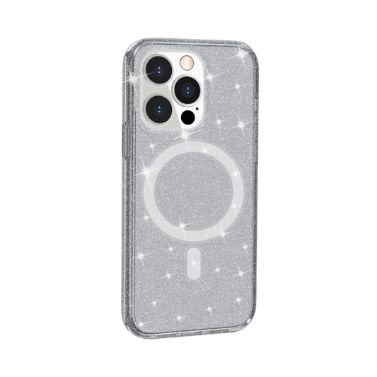 Terminator Style Glitter Powder MagSafe Magnetic Phone Case, For iPhone 13 Pro Max, For iPhone 13 Pro, For iPhone 13, For iPhone 13 mini