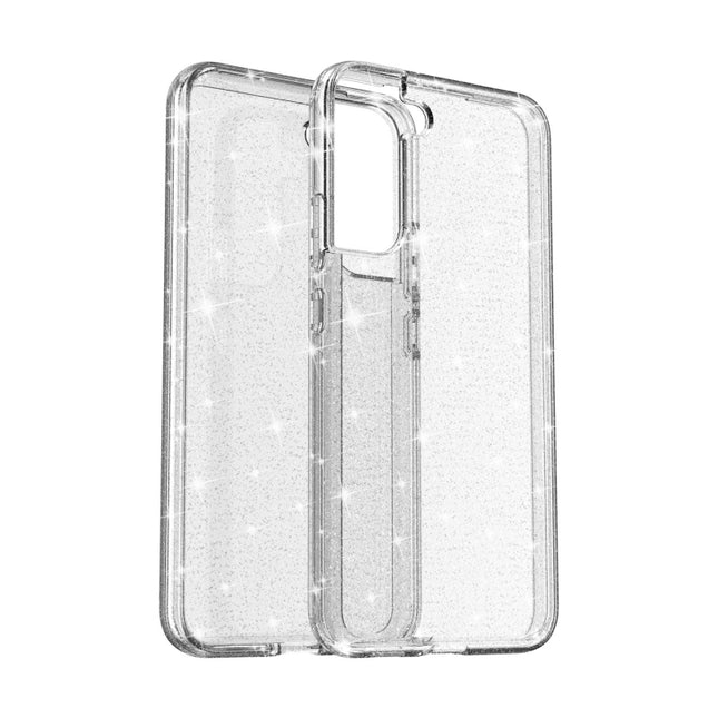Shockproof Terminator Style Glitter Powder Protective Phone Case, For Samsung Galaxy S22 5G, For Samsung Galaxy S22+ 5G, For Samsung Galaxy S22 Ultra 5G