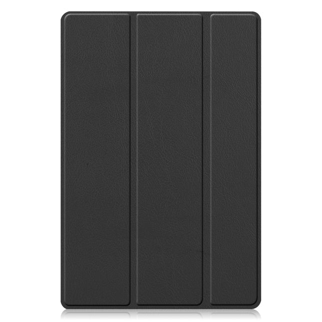 Three-folding Holder Custer Texture Leather Tablet Case, For Samsung Galaxy Tab A8 2021