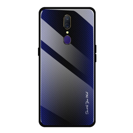 Texture Gradient Glass Protective Case, For OPPO F11 / A9, For OPPO A33, For OPPO A57 / A39, For OPPO F3