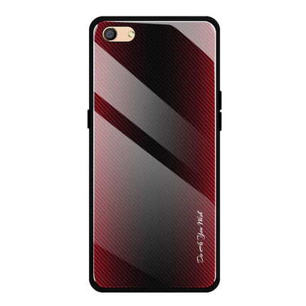 Texture Gradient Glass Protective Case, For OPPO F11 / A9, For OPPO A33, For OPPO A57 / A39, For OPPO F3