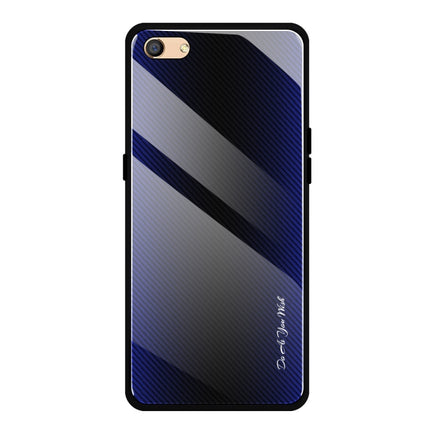 Texture Gradient Glass Protective Case, For OPPO F11 / A9, For OPPO A33, For OPPO A57 / A39, For OPPO F3