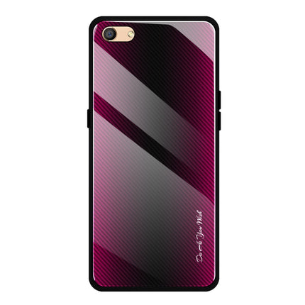 Texture Gradient Glass Protective Case, For OPPO F11 / A9, For OPPO A33, For OPPO A57 / A39, For OPPO F3