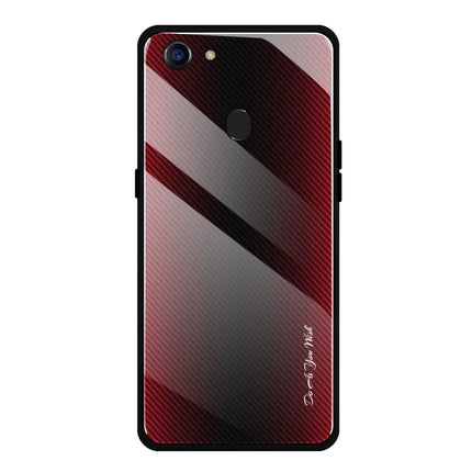 Texture Gradient Glass Protective Case, For OPPO F5, For Vivo V11, For Vivo X23, For Vivo Y83