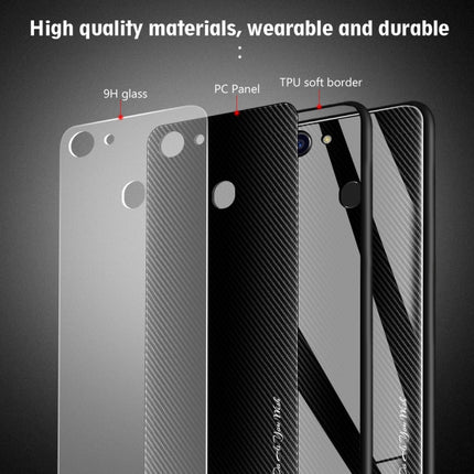 Texture Gradient Glass Protective Case, For OPPO F5, For Vivo V11, For Vivo X23, For Vivo Y83