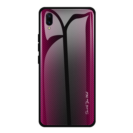 Texture Gradient Glass Protective Case, For OPPO F5, For Vivo V11, For Vivo X23, For Vivo Y83