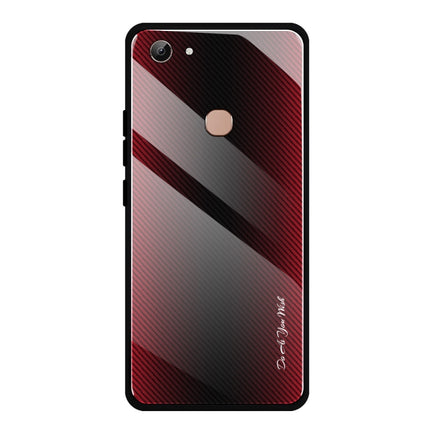 Texture Gradient Glass Protective Case, For OPPO F5, For Vivo V11, For Vivo X23, For Vivo Y83