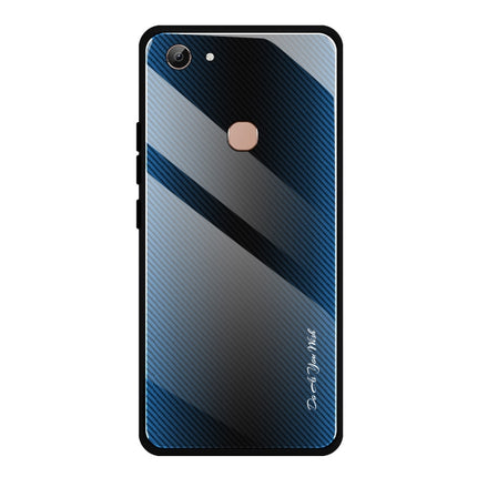 Texture Gradient Glass Protective Case, For OPPO F5, For Vivo V11, For Vivo X23, For Vivo Y83