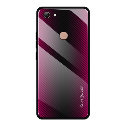 Texture Gradient Glass Protective Case, For OPPO F5, For Vivo V11, For Vivo X23, For Vivo Y83