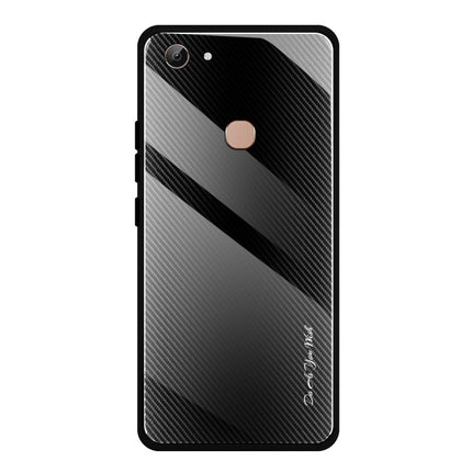 Texture Gradient Glass Protective Case, For OPPO F5, For Vivo V11, For Vivo X23, For Vivo Y83