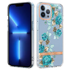 Für iPhone 13 Pro / Blaue Rose