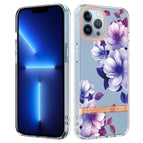 Für iPhone 13 Pro / Lila Begonie