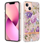 Für iPhone 13 / Lila Pfingstrose