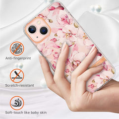 Funda de teléfono IMD TPU con diseño de flores y plantas, para iPhone 13 mini, para iPhone 13, para iPhone 13 Pro, para iPhone 13 Pro Max, para Motorola Edge 20