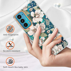 Flowers and Plants Series IMD TPU Phone Case, For Motorola Edge 20, For Motorola Edge 20 Pro