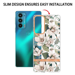 Flowers and Plants Series IMD TPU Phone Case, For Motorola Edge 20, For Motorola Edge 20 Pro
