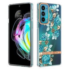 Funda de teléfono IMD TPU con diseño de flores y plantas, para iPhone 13 mini, para iPhone 13, para iPhone 13 Pro, para iPhone 13 Pro Max, para Motorola Edge 20