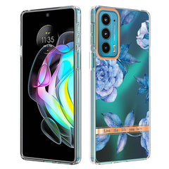 Funda de teléfono IMD TPU con diseño de flores y plantas, para iPhone 13 mini, para iPhone 13, para iPhone 13 Pro, para iPhone 13 Pro Max, para Motorola Edge 20