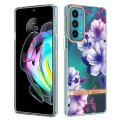 Funda de teléfono IMD TPU con diseño de flores y plantas, para iPhone 13 mini, para iPhone 13, para iPhone 13 Pro, para iPhone 13 Pro Max, para Motorola Edge 20