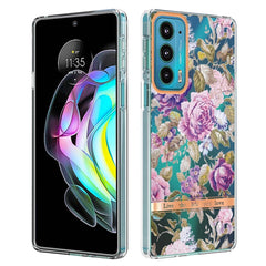 Flowers and Plants Series IMD TPU Phone Case, For Motorola Edge 20, For Motorola Edge 20 Pro