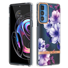 Flowers and Plants Series IMD TPU Phone Case, For Motorola Edge 20 Pro