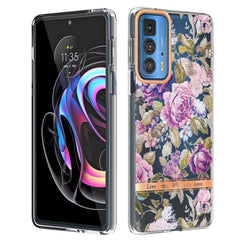 Flowers and Plants Series IMD TPU Phone Case, For Motorola Edge 20 Pro