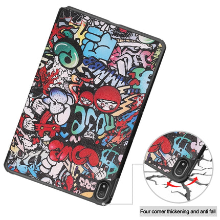 Painted Leather Tablet Case with 3-Fold Holder, For Nokia T20