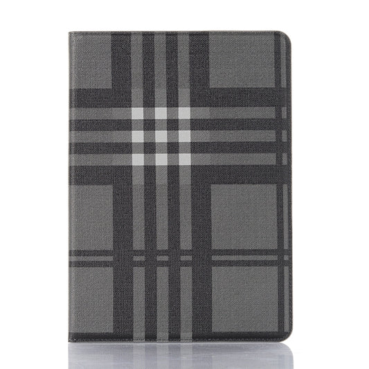 Para iPad 10.2/10.5 Funda de cuero con tapa horizontal con textura a cuadros, ranuras para tarjetas y billetera, para iPad 10.2/10.5