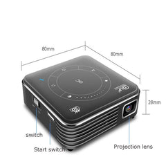 P11 854x480 DLP Smart Projector With Infrared Remote Control, Android 9.0, 4GB+32GB,, EU Plug, US Plug, UK Plug, AU Plug