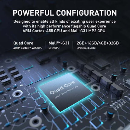 Proyector inteligente P11 854x480 DLP con control remoto por infrarrojos, Android 9.0, 4 GB + 32 GB, enchufe de la UE, enchufe de EE. UU., enchufe del Reino Unido, enchufe de Australia