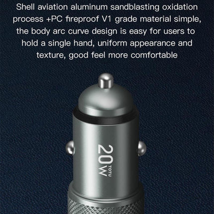 TOTUDESIGN DCCPD-10 Blade Series 20W Fast Charging Car Charger