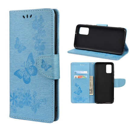 Butterfly Embossed Horizontal Flip Leather Phone Case with Card Slot & Holder, For Xiaomi Redmi Note 11 5G