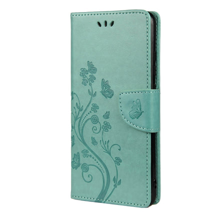 Butterfly Flower Pattern Horizontal Flip Leather Phone Case with Card Slot & Holder, For Xiaomi Redmi Note 11