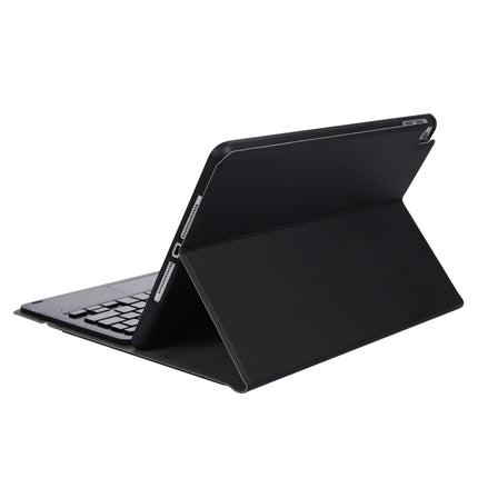 A07B-A Lambskin Texture Square Keycap Bluetooth Keyboard Leather Case with Touch Control For iPad, For iPad 9.7 2018 & 2017 / Pro 9.7 inch / Air 2, For iPad Pro 10.5 inch / 10.2 2021 & 2020 & 2019 / Air 3                                                ...