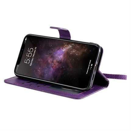 Solid Color Horizontal Flip Protective Case with Holder & Card Slots & Wallet & Photo Frame & Lanyard, For iPhone 11 Pro Max, For iPhone XR, For iPhone XS Max, For iPhone X / XS