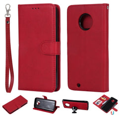 Solid Color Horizontal Flip Protective Case with Holder & Card Slots & Wallet & Photo Frame & Lanyard, For Motorola Moto G5s, For Motorola Moto G6, For Motorola Moto G6 Plus, For Motorola Moto G5, For Galaxy A10e