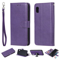 Funda protectora horizontal con tapa de color sólido con soporte, ranuras para tarjetas, billetera, marco de fotos y cordón, para Motorola Moto G5s, para Motorola Moto G6, para Motorola Moto G6 Plus, para Motorola Moto G5, para Galaxy A10e