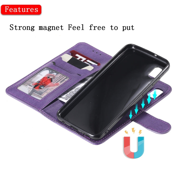 Funda protectora horizontal con tapa de color sólido con soporte, ranuras para tarjetas, billetera, marco de fotos y cordón, para Motorola Moto G5s, para Motorola Moto G6, para Motorola Moto G6 Plus, para Motorola Moto G5, para Galaxy A10e