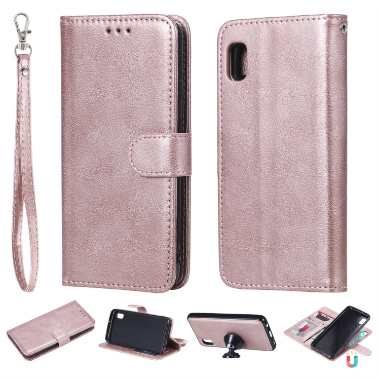 Funda protectora horizontal con tapa de color sólido con soporte, ranuras para tarjetas, billetera, marco de fotos y cordón, para Motorola Moto G5s, para Motorola Moto G6, para Motorola Moto G6 Plus, para Motorola Moto G5, para Galaxy A10e