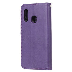 Solid Color Horizontal Flip Protective Case with Holder & Card Slots & Wallet & Photo Frame & Lanyard, For Galaxy A20e, For Galaxy A40, For Galaxy A50 / A30 / A20, For Galaxy A60, For Galaxy A70