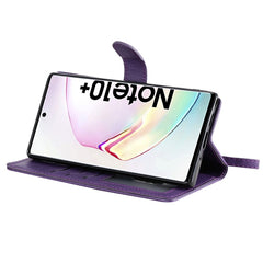 Einfarbige horizontale Flip-Schutzhülle mit Halterung &amp; Kartenfächern &amp; Geldbörse &amp; Bilderrahmen &amp; Schlüsselband, für Galaxy M10, für Galaxy M20, für Galaxy M30, für Galaxy Note 10+, für Galaxy Note 10
