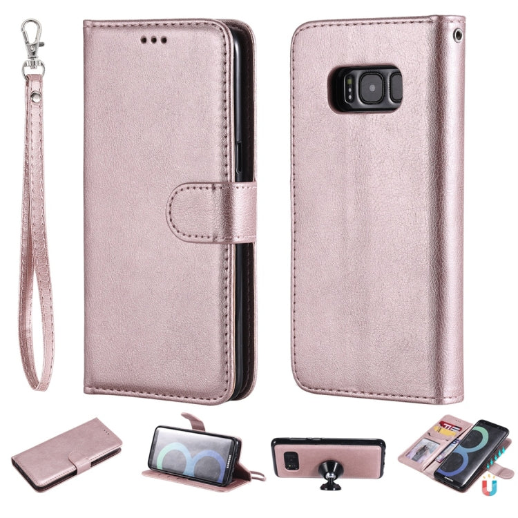 Einfarbige horizontale Flip-Schutzhülle mit Halterung &amp; Kartenfächern &amp; Geldbörse &amp; Bilderrahmen &amp; Schlüsselband, für Galaxy M10, für Galaxy M20, für Galaxy M30, für Galaxy Note 10+, für Galaxy Note 10
