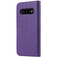 Solid Color Horizontal Flip Protective Case with Holder & Card Slots & Wallet & Photo Frame & Lanyard, For Galaxy S10+, For Galaxy S10, For Galaxy S10e, For Xiaomi Pocophone F1, For Xiaomi Mi 8 Lite