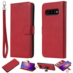 Solid Color Horizontal Flip Protective Case with Holder & Card Slots & Wallet & Photo Frame & Lanyard, For Galaxy S10+, For Galaxy S10, For Galaxy S10e, For Xiaomi Pocophone F1, For Xiaomi Mi 8 Lite