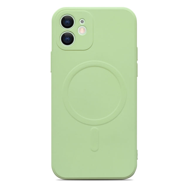 Funda de silicona líquida de cobertura total con Magsafe para iPhone 12 mini, iPhone 12, iPhone 12 Pro, iPhone 12 Pro Max
