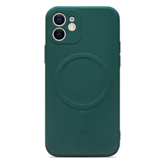 Liquid Silicone Full Coverage Magsafe Phone Case, For iPhone 12 Pro Max, For iPhone 11, For iPhone 11 Pro