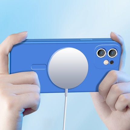 Liquid Silicone Full Coverage Magsafe Phone Case, For iPhone 11 Pro Max