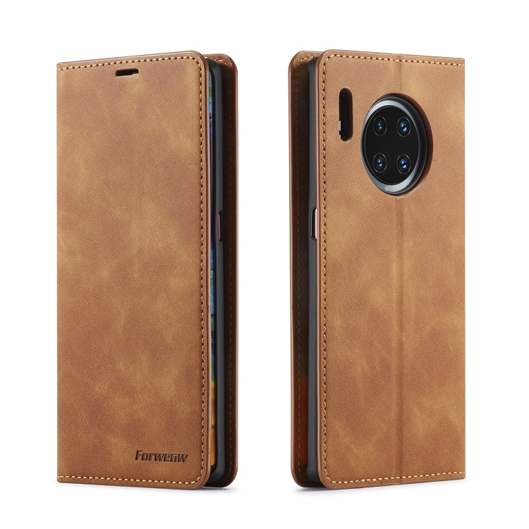 Forwenw Dream Series Oil Edge Strong Magnetism Horizontal Flip Leather Case with Holder & Card Slots & Wallet & Photo Frame, For Huawei Mate 30, For Huawei P20, For Huawei P20 Pro, For Huawei P20 Lite, For Huawei P30, For Huawei P30 Lite