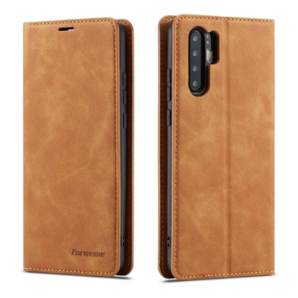 Forwenw Dream Series Oil Edge Strong Magnetism Horizontal Flip Leather Case with Holder & Card Slots & Wallet & Photo Frame, For Huawei P30, For Huawei P30 Lite, For Huawei P30 Pro, For Galaxy A10 / M10, For Galaxy A20, For Galaxy A30