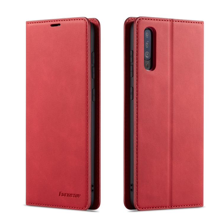 Forwenw Dream Series Oil Edge Strong Magnetism Horizontal Flip Leather Case with Holder & Card Slots & Wallet & Photo Frame, For Galaxy A40, For Galaxy A60, For Galaxy A20e, For Galaxy A50, For Galaxy A70, For Galaxy A80 / A90